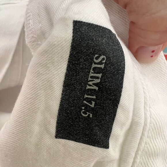 Dior button fly slim 17.5 white men jeans size 29 - Picture 7 of 9